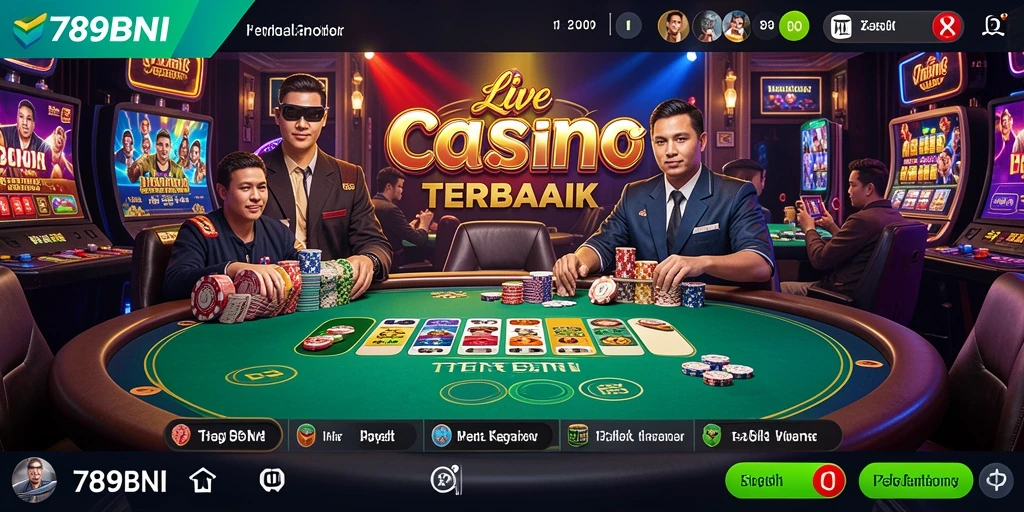 Gameplay mendebarkan di Live Casino 789BNI.