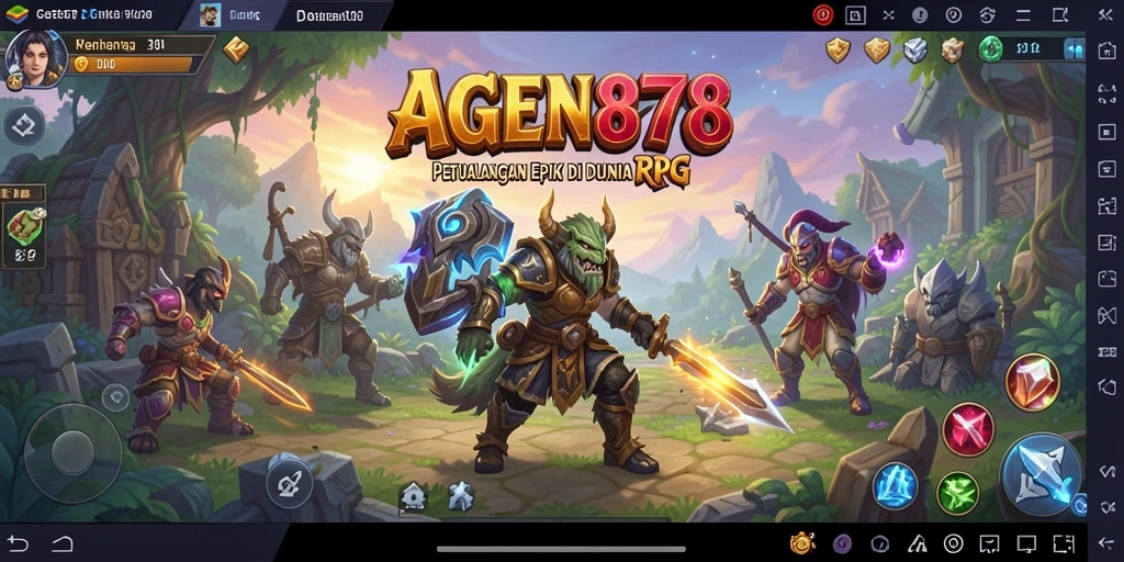 Screenshot utama AGEN878 menampilkan action RPG yang menarik.
