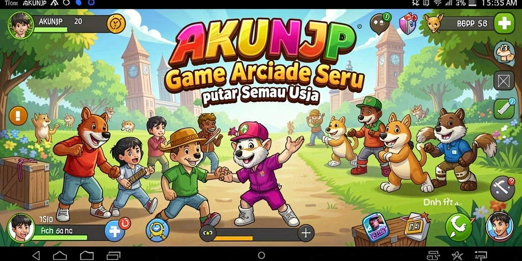 Screenshot gameplay AKUNJP yang menunjukkan aksi seru di dalam game.