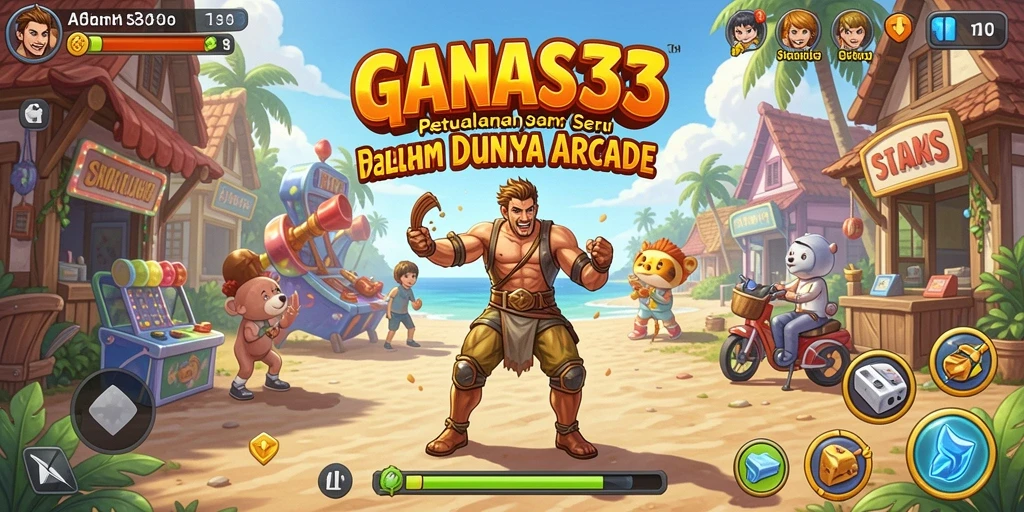 Tampilkan gameplay seru GANAS33 dengan berbagai tantangan menarik.