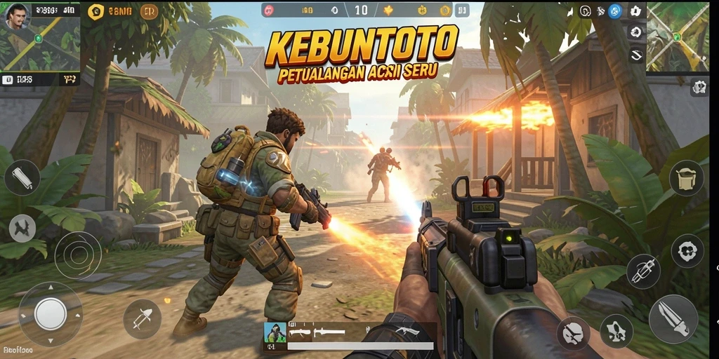 Tangkapan layar gameplay KEBUNTOTO menampilkan aksi seru dan grafis menawan.
