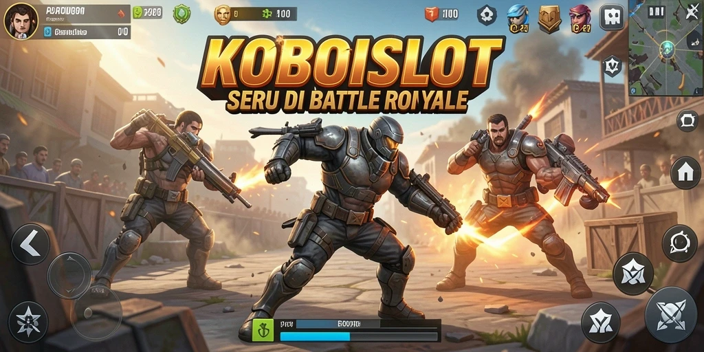 Gameplay seru KOBOISLOT dalam aksi Battle Royale.