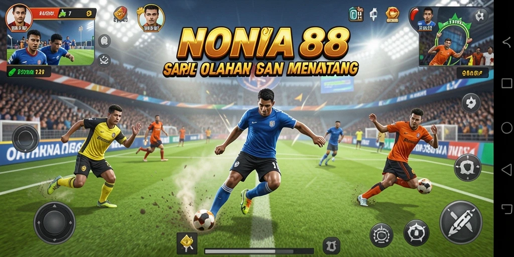 Screenshot gameplay NONA88 menunjukkan aksi seru dalam cabang olahraga.