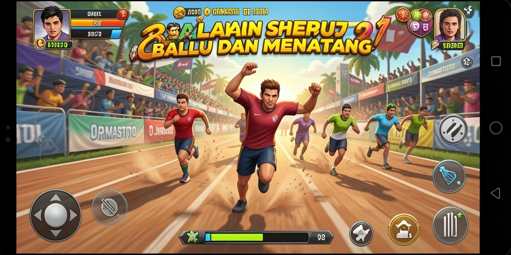 Tampilan lintasan balap yang mendebarkan di ORMASTOTO.