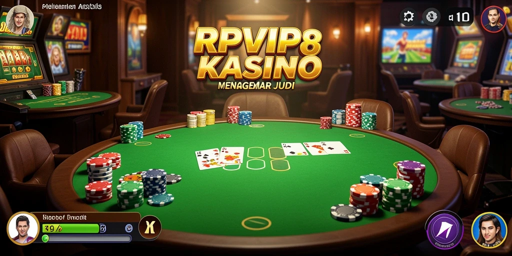 Tampilan gameplay RPVIP8 yang menarik dengan berbagai pilihan permainan Kasino.