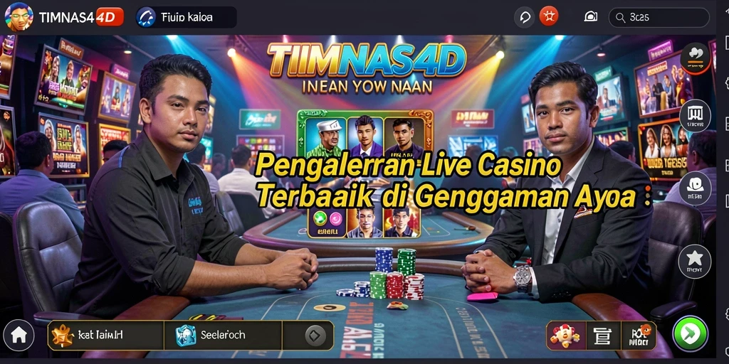 Tampilan menarik dari gameplay Live Casino TIMNAS4D yang mengasyikkan.