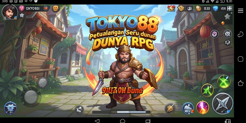 Screenshot gameplay <strong>TOKYO88</strong> menampilkan pertarungan seru dan karakter yang dinamis.